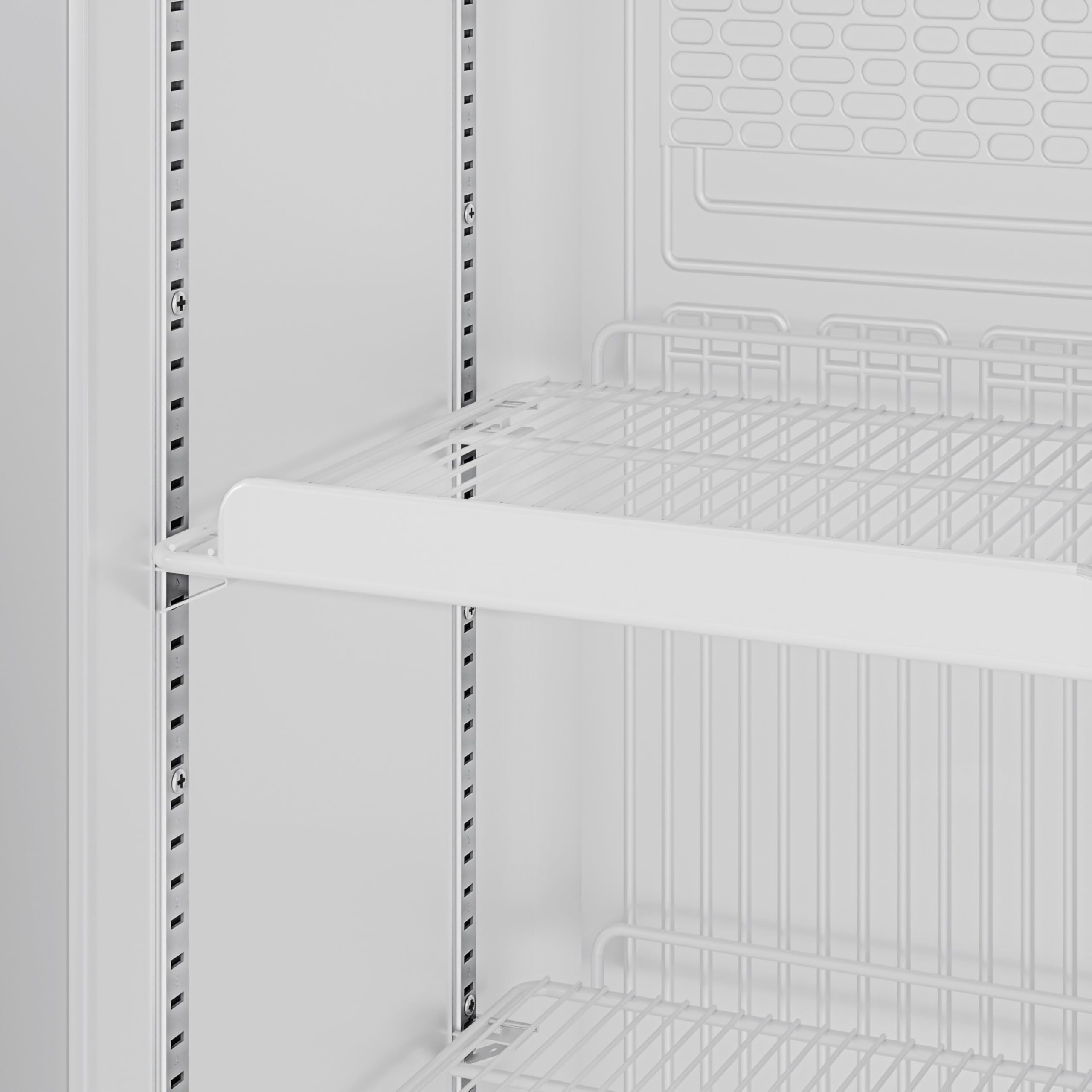 GGM Gastro | GK175UG | Getränkekühlschrank - 145 Liter - rahmenloses Design - mit 1 Glastür & Werbedisplay
