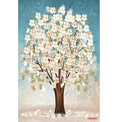 Rangoli Wall Sticker with Sparkle Effect 12 or 18 inch Pack of 1 for Bedroom1854