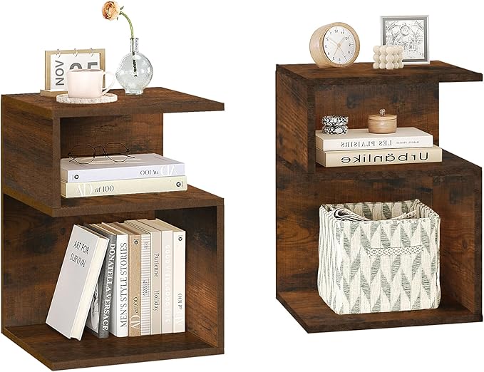 ODIKA Tokyo S Minimalist 3 Tier End Table Minimalist 3