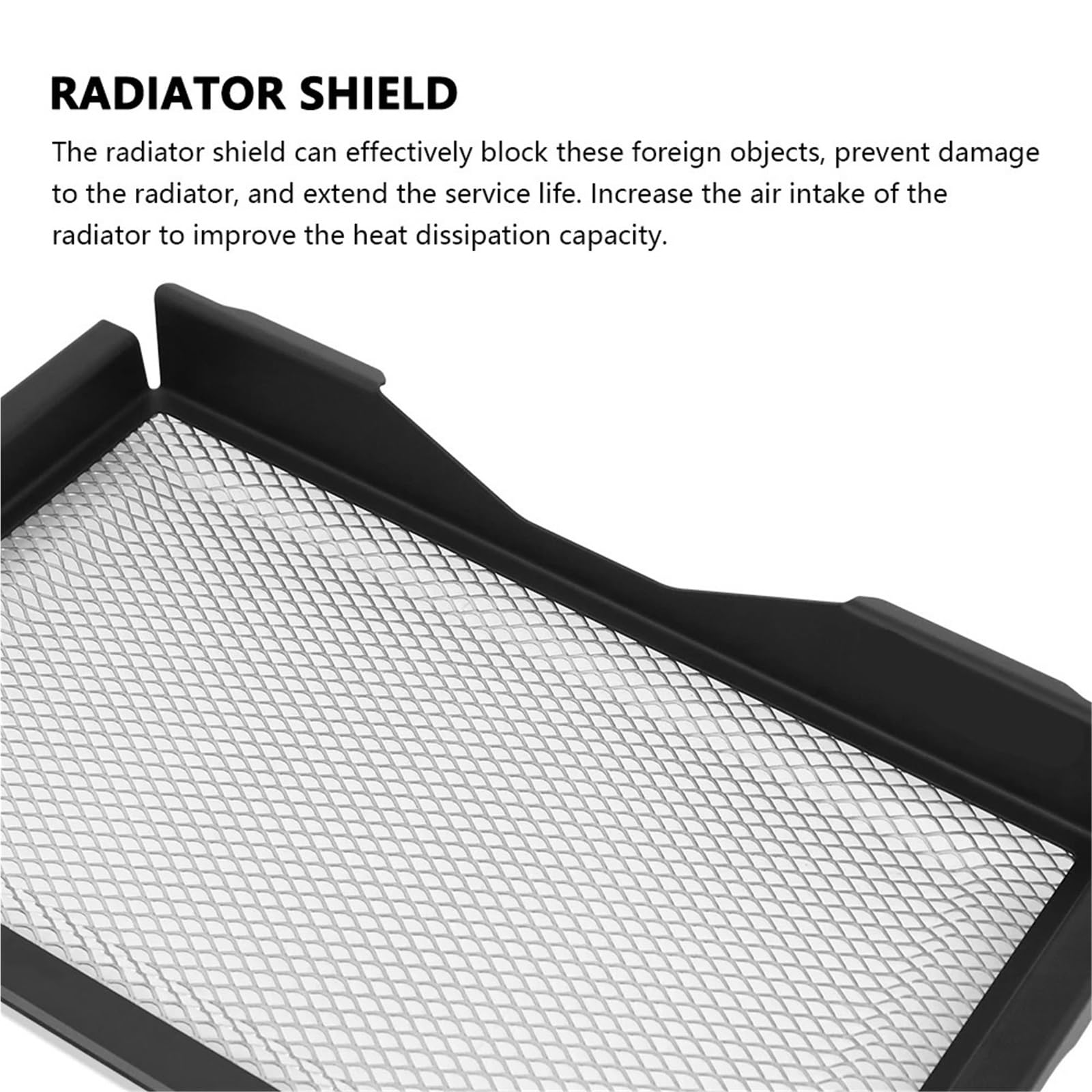 Refrigeración de Pinza de Freno Cubierta Protectora para Tanque de Agua de Motocicleta, Cubierta de Red de enfriamiento para radiador, Compatible con MT07 MT07 2025 MT-07 2025