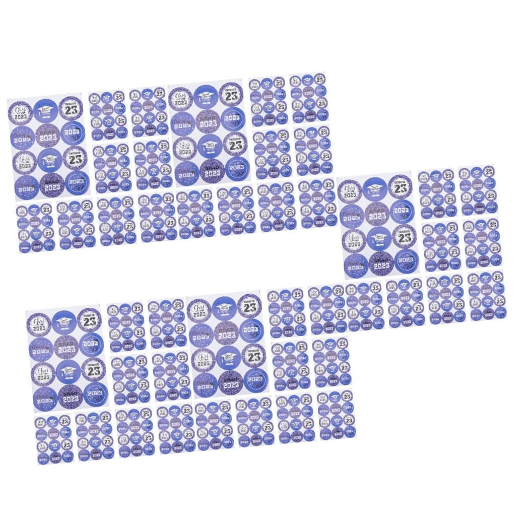 NUOBESTY 100pezzi Adesivi Graduazione Decorativi Per Scuola Etichette Adesive Per Festeggiamenti e Scrapbooking e Materiale Resistente e Facile Da Applicare