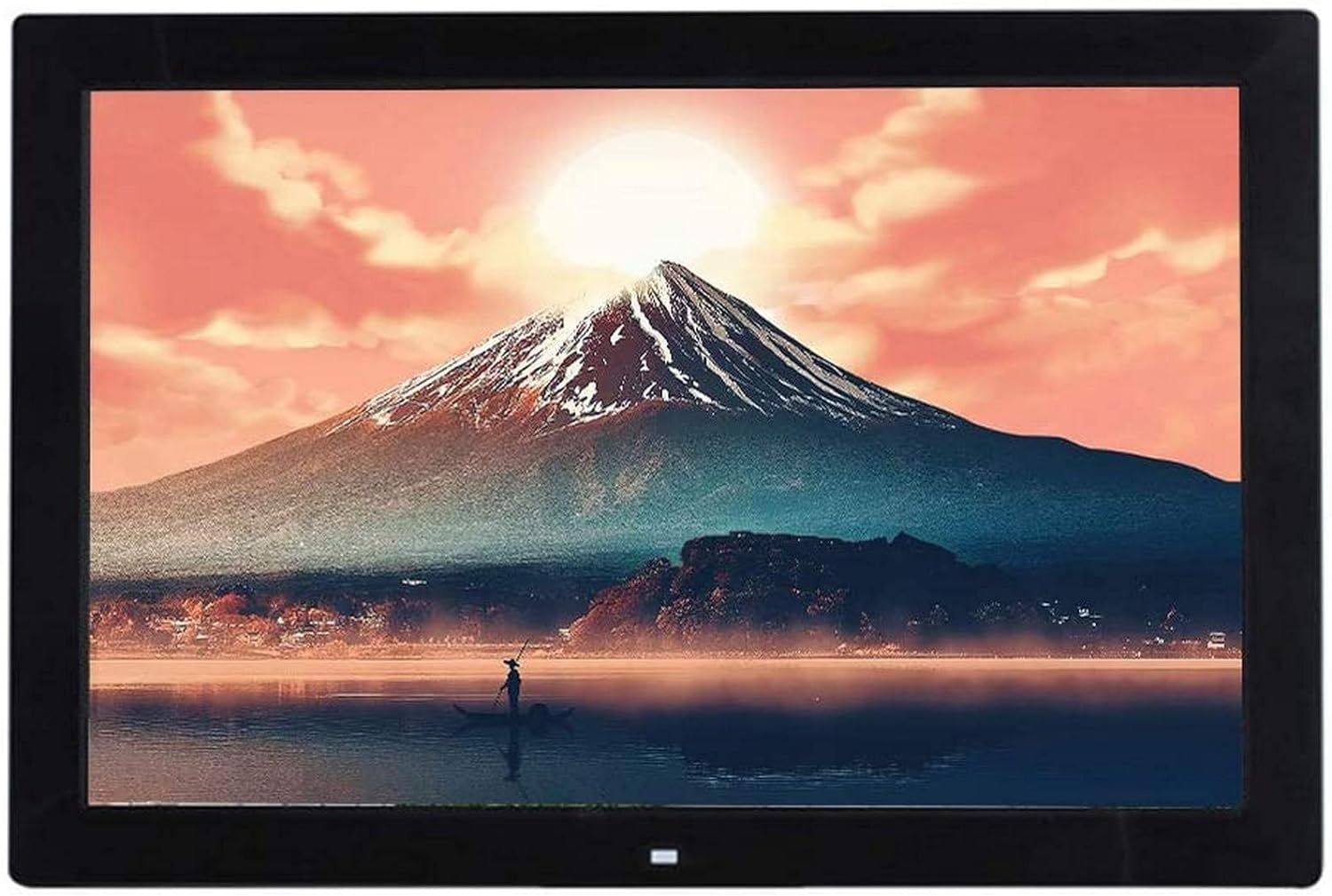Cyfrowa ramka na zdjęcia 43.2 cm naścienny odtwarzacz reklamowy odtwarzacz reklamowy stojak reklamowy maszyna wyświetlacz produktu HD czarne zdjęcie cyfrowe, czarny 43 cm