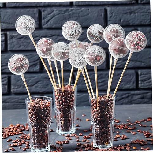 Miniatura 8 de EXCEART 95 soportes redondos de chocolate transparente para envoltorios de trufas de caramelo de chocolate, soporte de embalaje de flores de