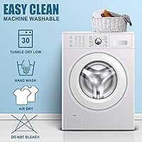 Vista 9 de SearchI Paquete de 4 fundas para silla, fundas elásticas para taburetes de bar, extraíbles y lavables, estampadas, fundas para sillas de taburete