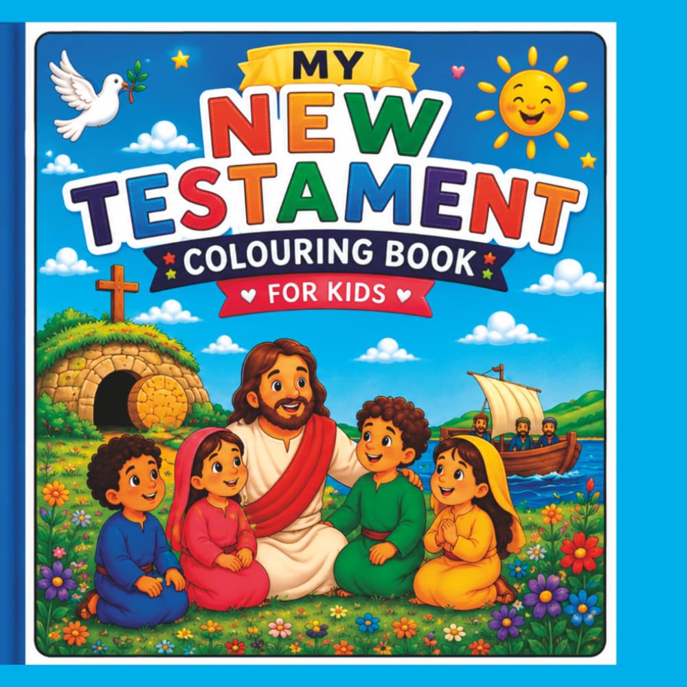 My New Testament Bible Story Colouring Book for Kids