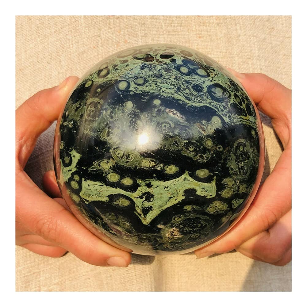 Amazon.de: FENRIZ Sehr schne natrliche Rhododendron-Kugel,  Quarzkristallkugel, Heimdekoration Haushaltswaren (Size : 55-60mm)