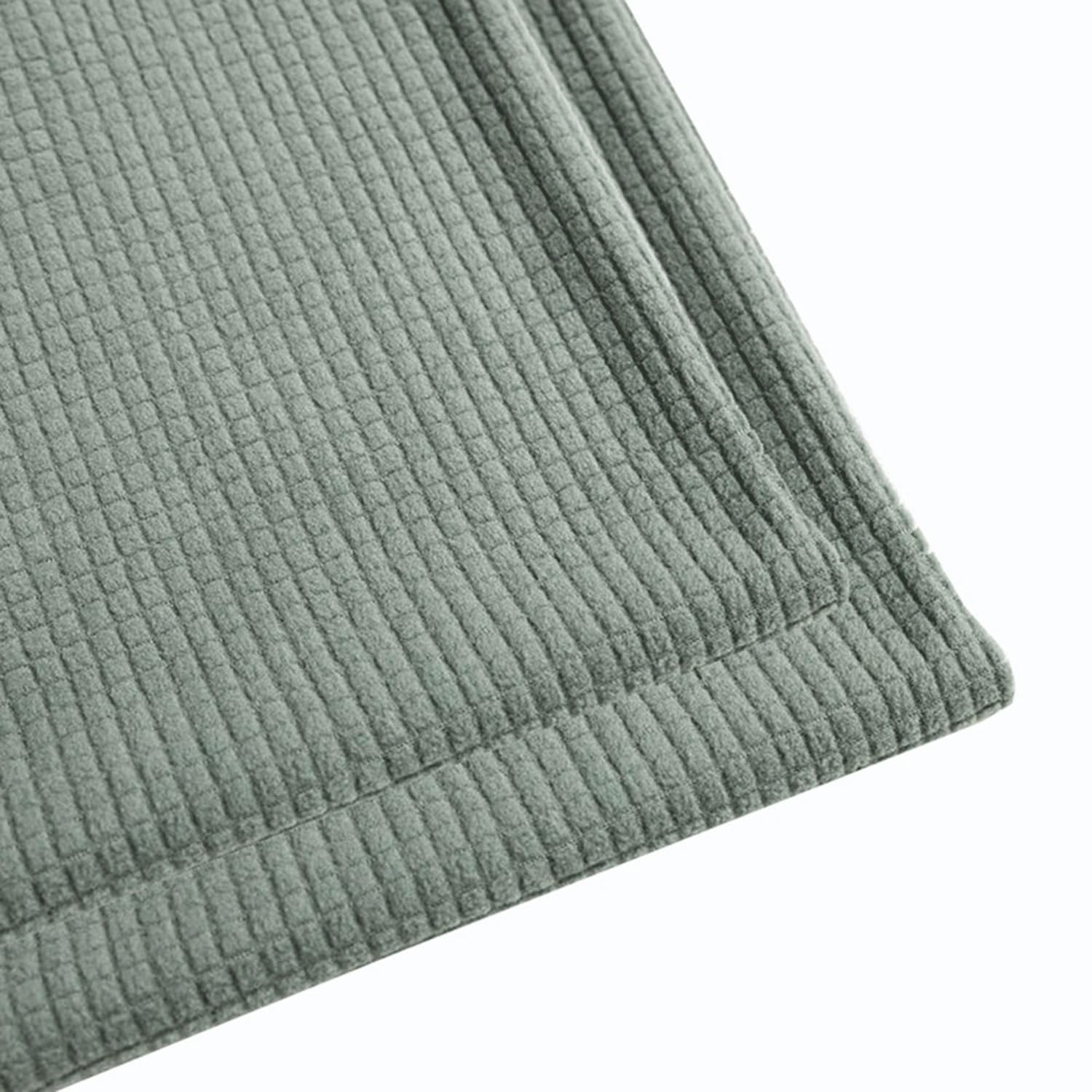 HKJGNH Set of 2 Pillow Covers Corduroy Soft Extra Large Cushion Covers For Living Room Sofa Super King Size Pillow Cases Decorative Couch Pillowcases(H3,2pcs 90x90 cm (36x36 in))