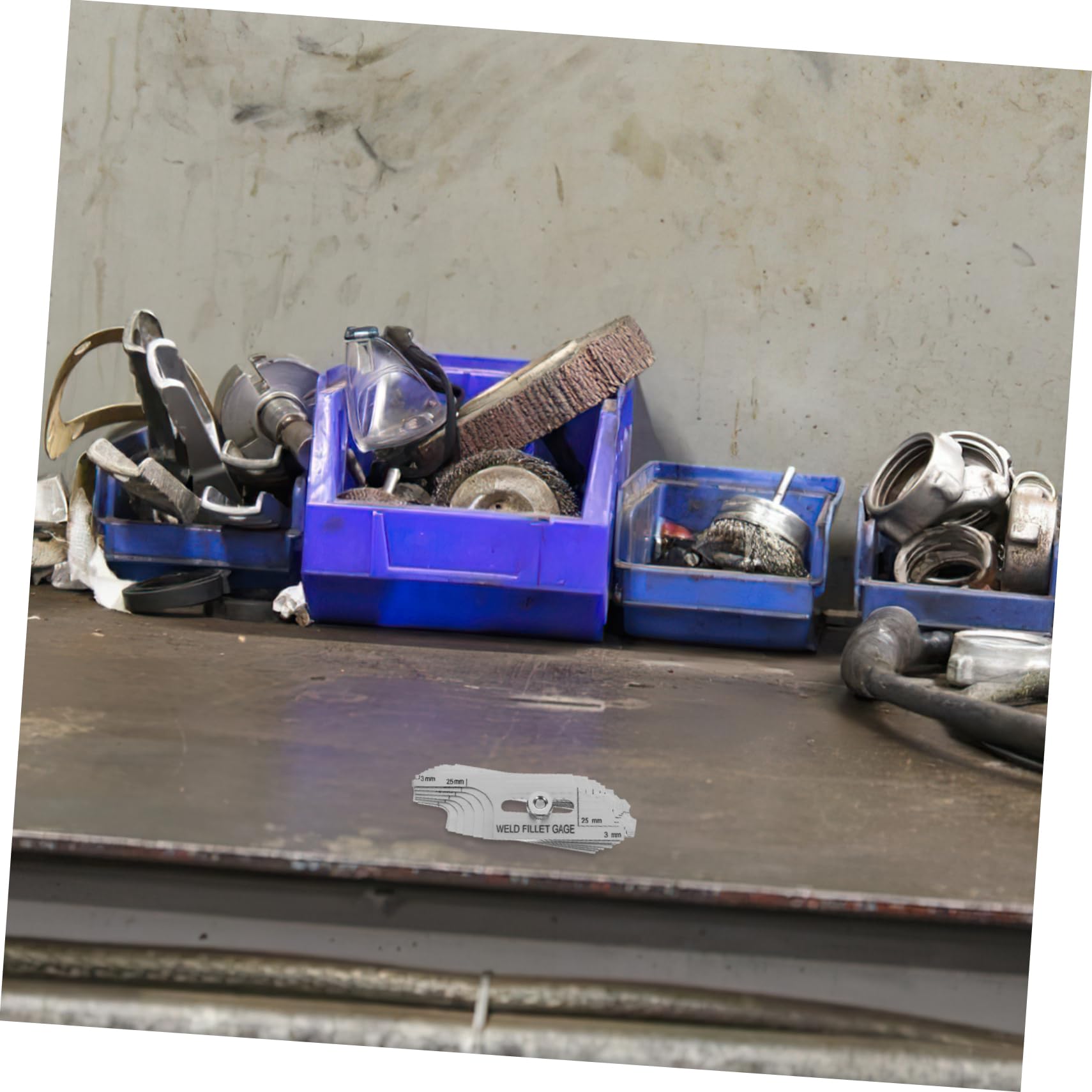 STOBAZA Welding Inspection Gauge 1 Set Fillet Weld Meter Depth Gauges for Home Inspection Tools
