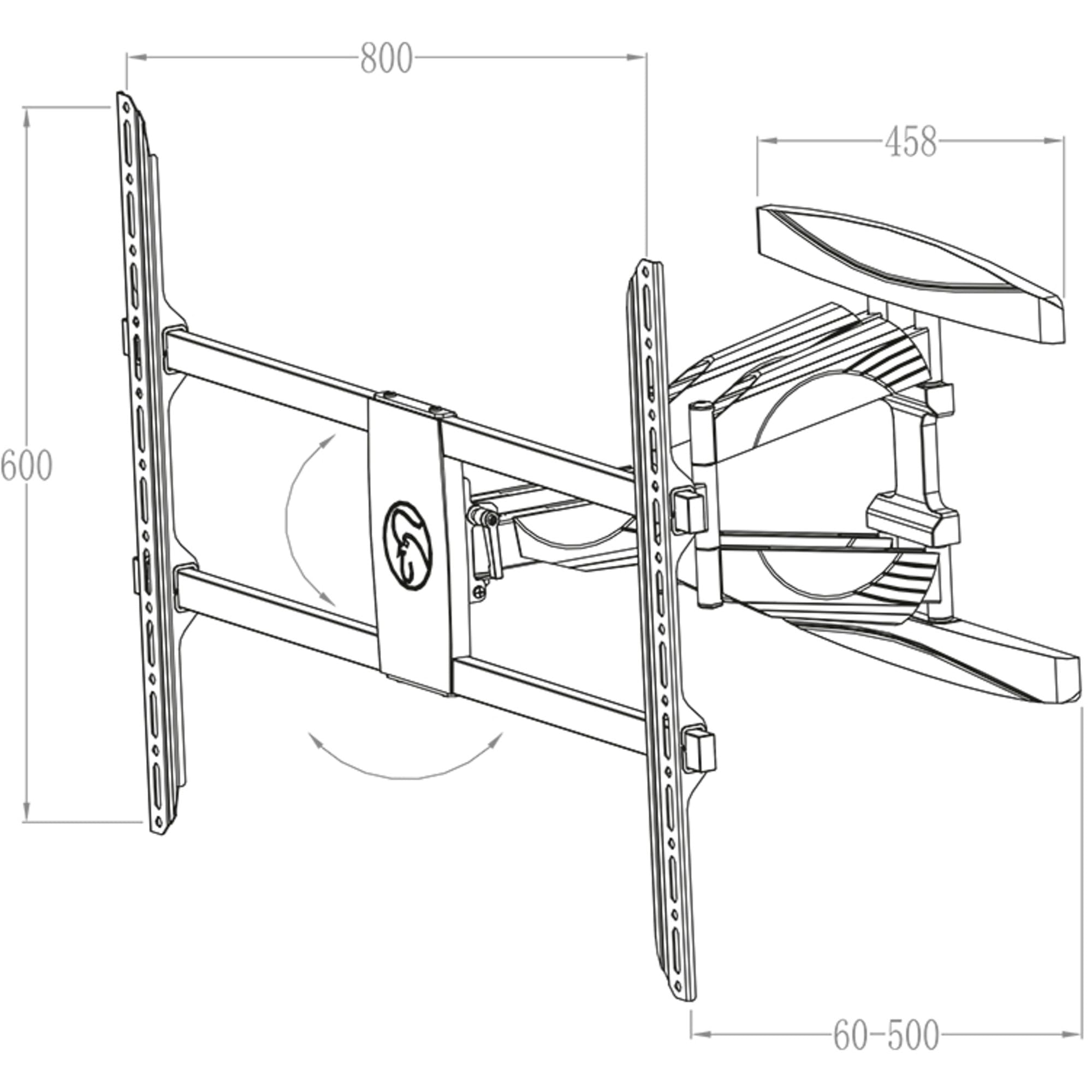 Hagor BrackIT XL HD neig- und schwenkbare Wandhalterung - B-Ware