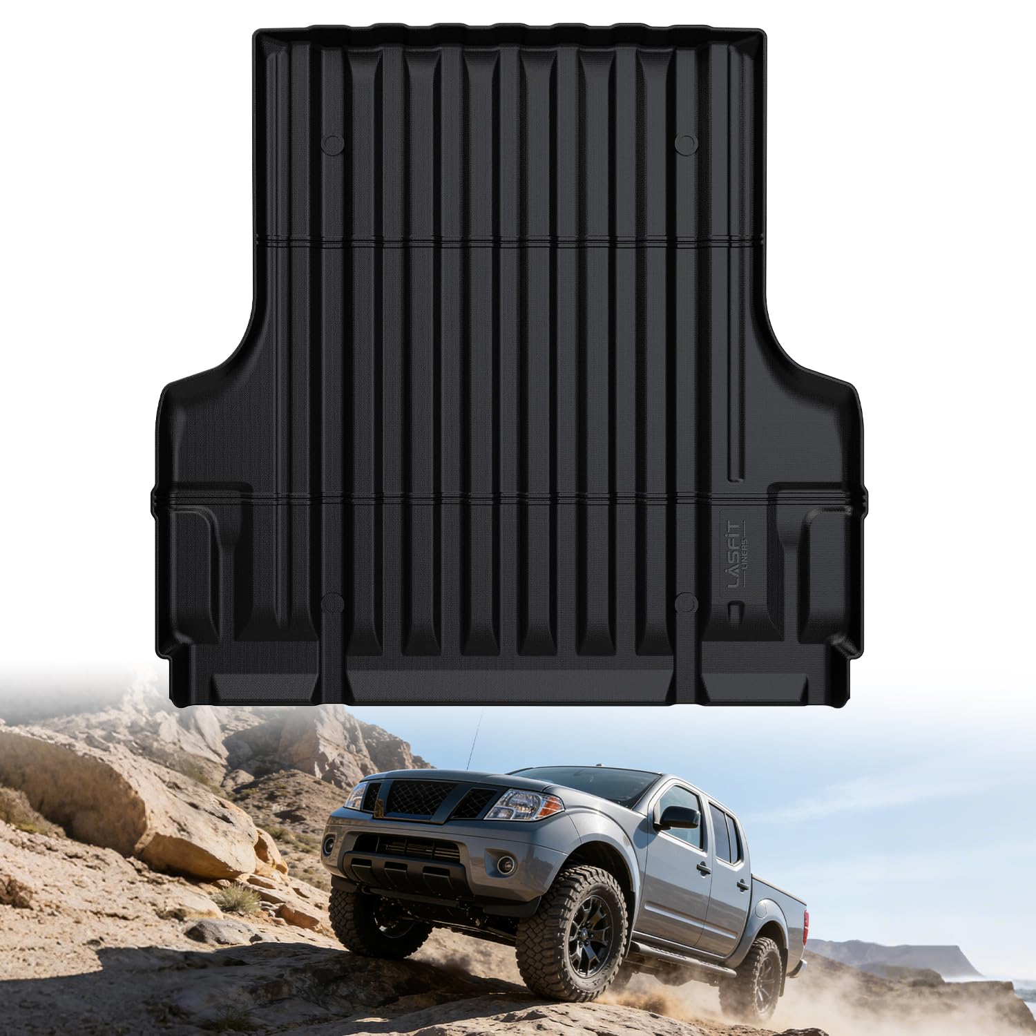 LASFIT Truck Bed Mat for Nissan Frontier 2005-2021 5FT/59.2 Inches
