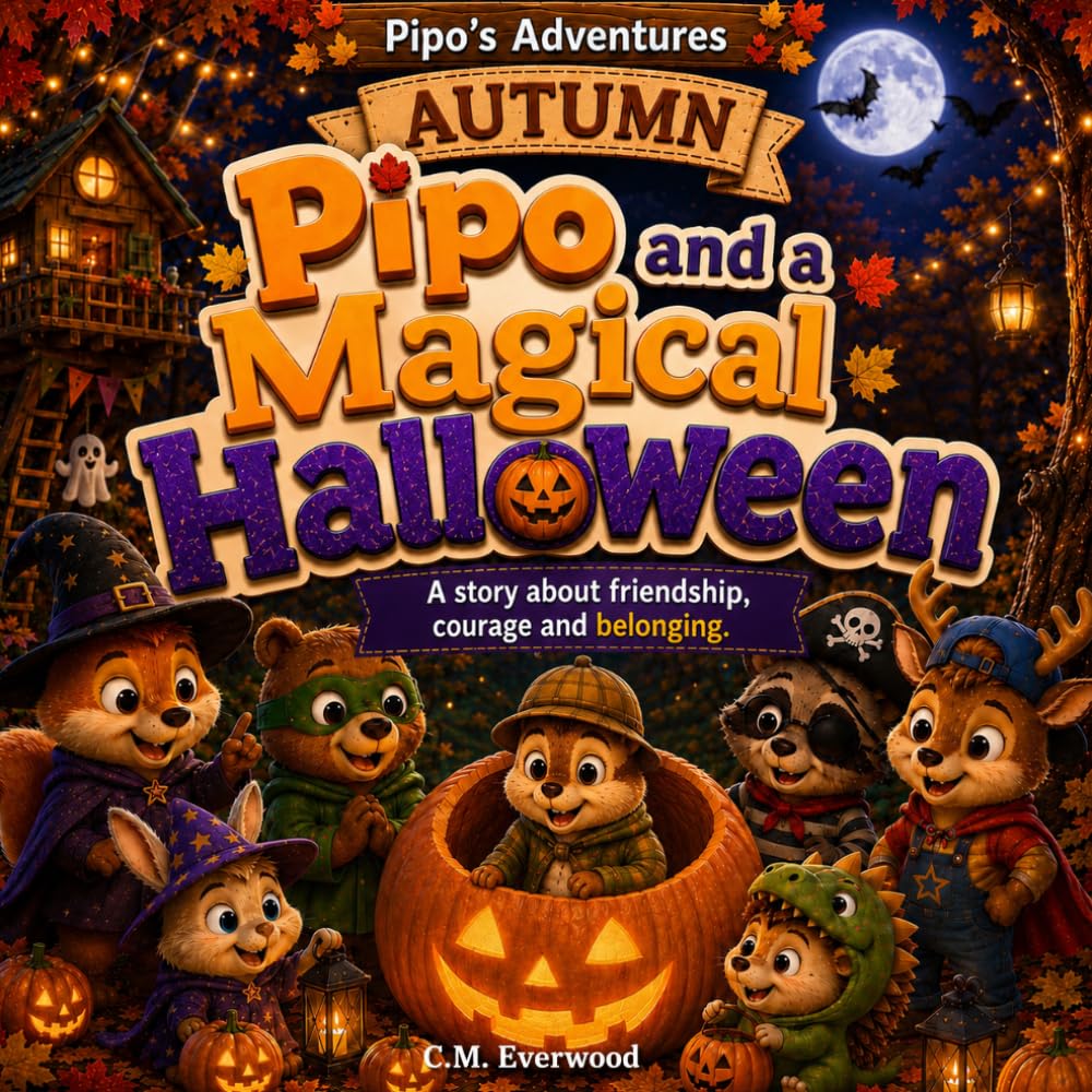 Pipo and a Magical Halloween: A Heartwarming Halloween Adventure About Friendship, Courage, and Belonging (Pipo’s Adventures)
