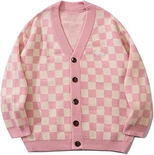 mens pink cardigan