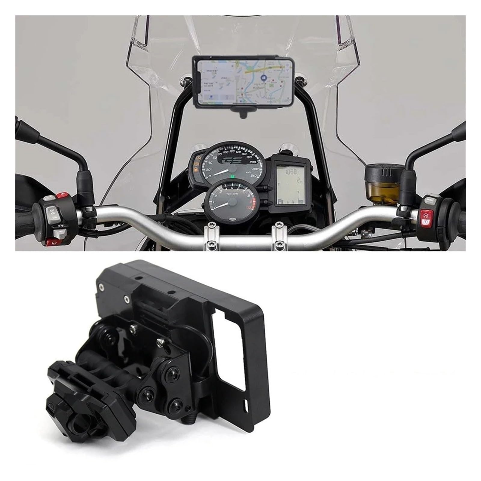 Porta Cellulare Moto Per BMW F800GS F800 GS Staffa Di Navigazione | F800gs Per ABS Per ADV 2014-2019 Supporto GPS Universale Per Moto Traversa Ø 13/16 Mm(Set)