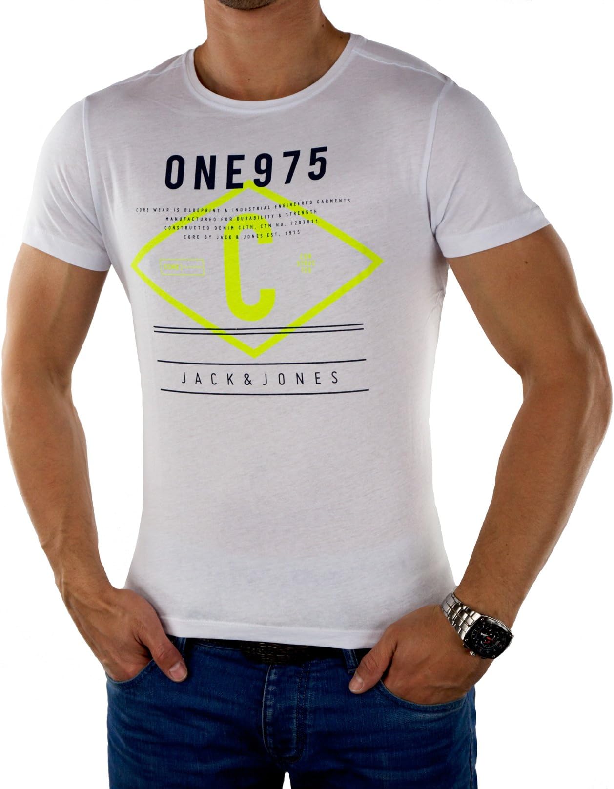 Casual Tag Detailed T Shirt White