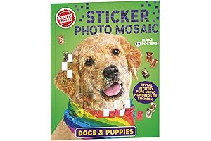 KLUTZ Sticker Photo Mosaic: Dogs & Puppies: A Creative Craft Project for...
