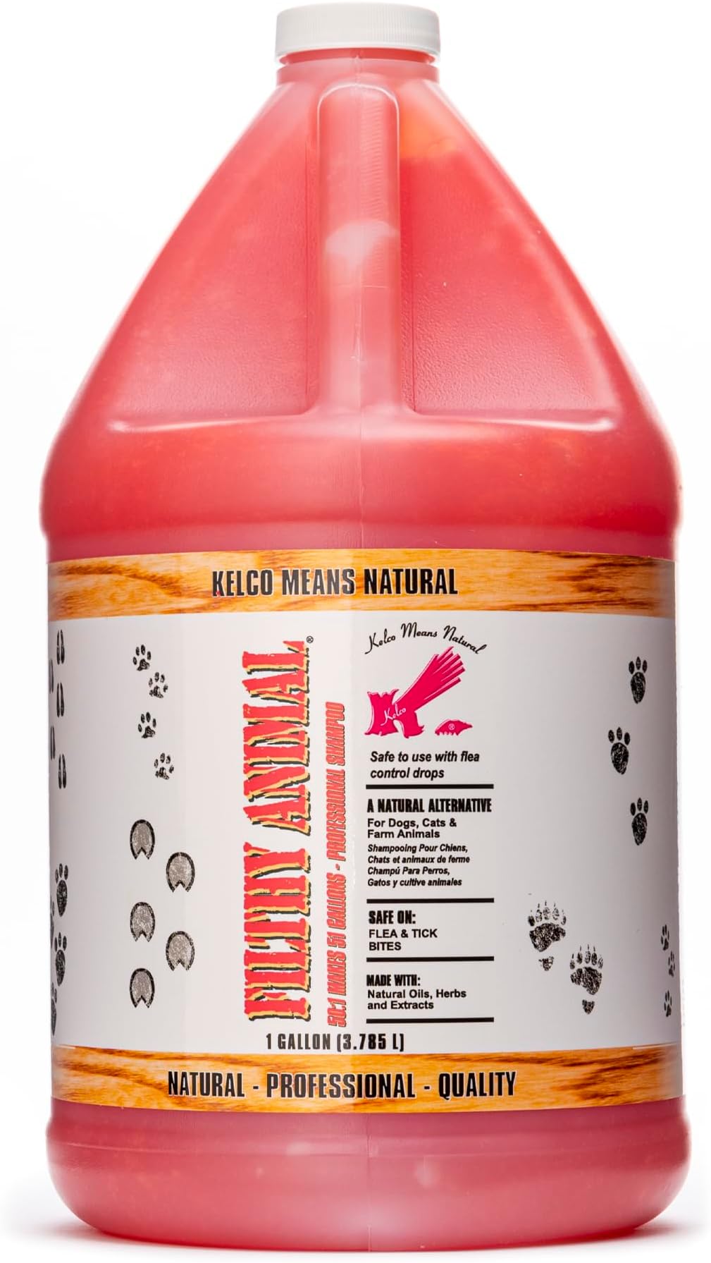 Kelco by Laube Deep Cleaning Pet Shampoo Filthy Animal Odor Eliminating Powerful