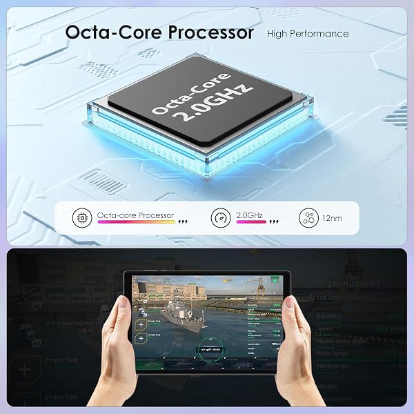 Tablet 10 pollici 4G lte e 5G WiFi, Android 15.0 Octa-Core 2.0GHz, 36GB RAM, 128GB ROM (1TB TF), INCELL 1920 * 1200, 13MP+8MP, Tablet in offerta con Tastiera etc, GPS/Bluetooth, Grigio - 4