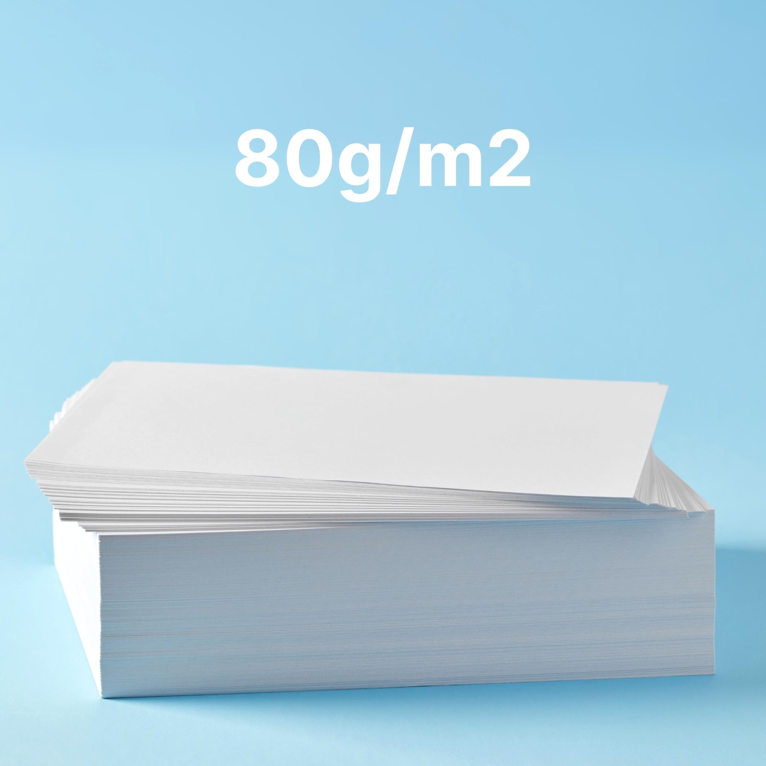 Campus - Papier A4 Multiusage, 2500 Feuilles 80g pour Imprimantes Laser, Jet d'Encre et Photocopieurs, pour Bureau et Maison, Écologique Certifié PEFC (80g, lot de 2500)