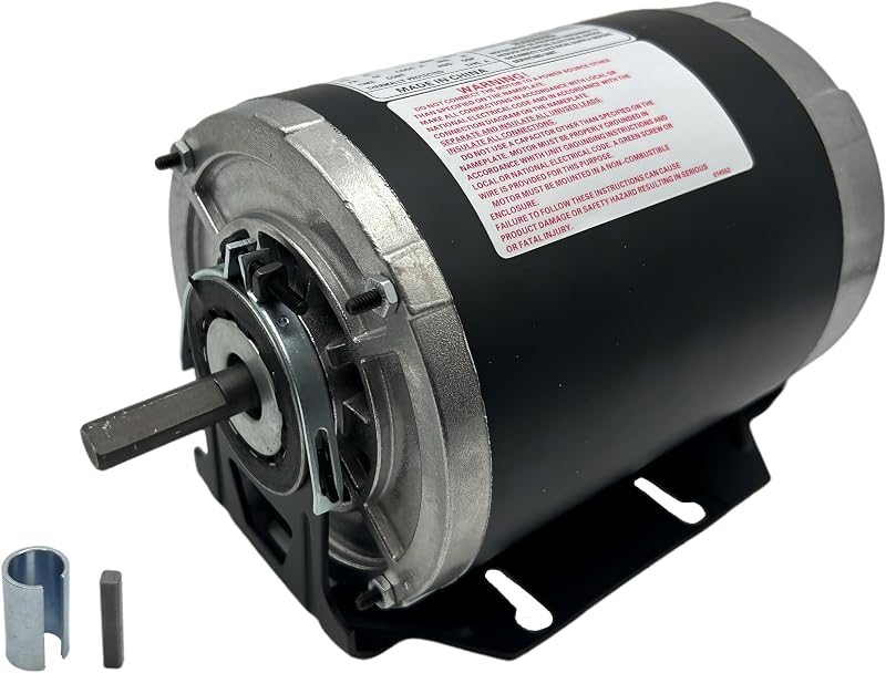 GF2054 Belt Drive Blower Electric Fan Motor 1/2 hp 115V 1725RPM 48F | Compatible with AO Smith BF2054 Packard 45012 GE BF4708 Emerson 8200