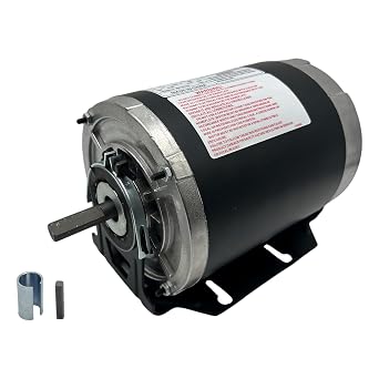 GF2054 Blower Motor 1/2 hp 115 Volts 7.2A 1725 RPM 60Hz 48 Frame Belt Drive Replacement for AO Smith BF2054 Packard 45012 GE 4708 Emerson 8200