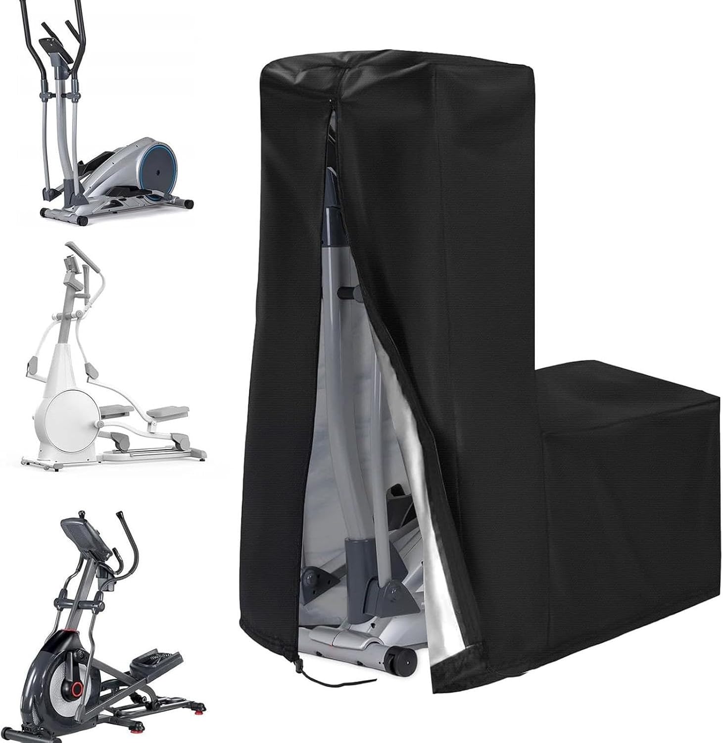 Elliptical Machine Cover for ANCHEER Magnetic Elliptical Trainer 2020–Present, Durable Exercise Equipment Protector with Oxford Fabric and Drawstring Closure