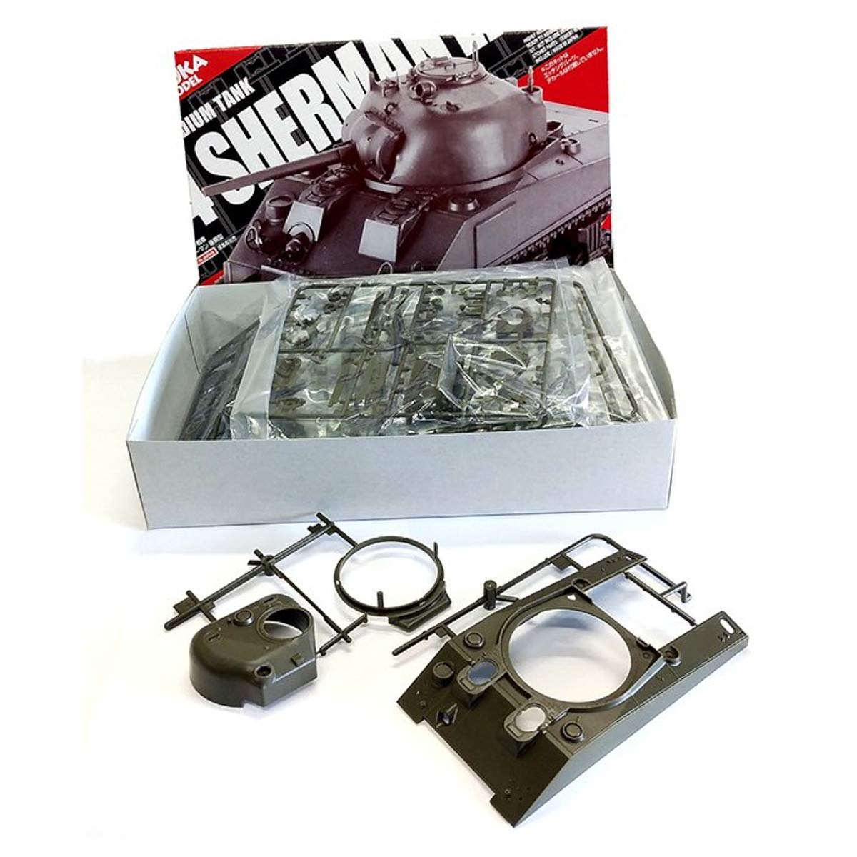 Asuka 35AS004 amerykański czołg średni M4 Sherman późna produkcja 1:35 plastikowy zestaw modelarski
