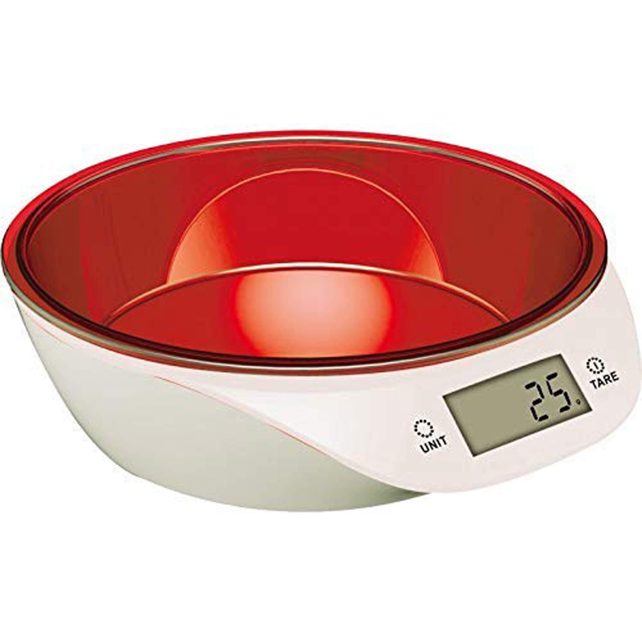 ARURA (LABEL) Electronic Portable LCD Display Digital Kitchen Scale Round Shape 5 KG With Bowl (Multi Color)-image-11