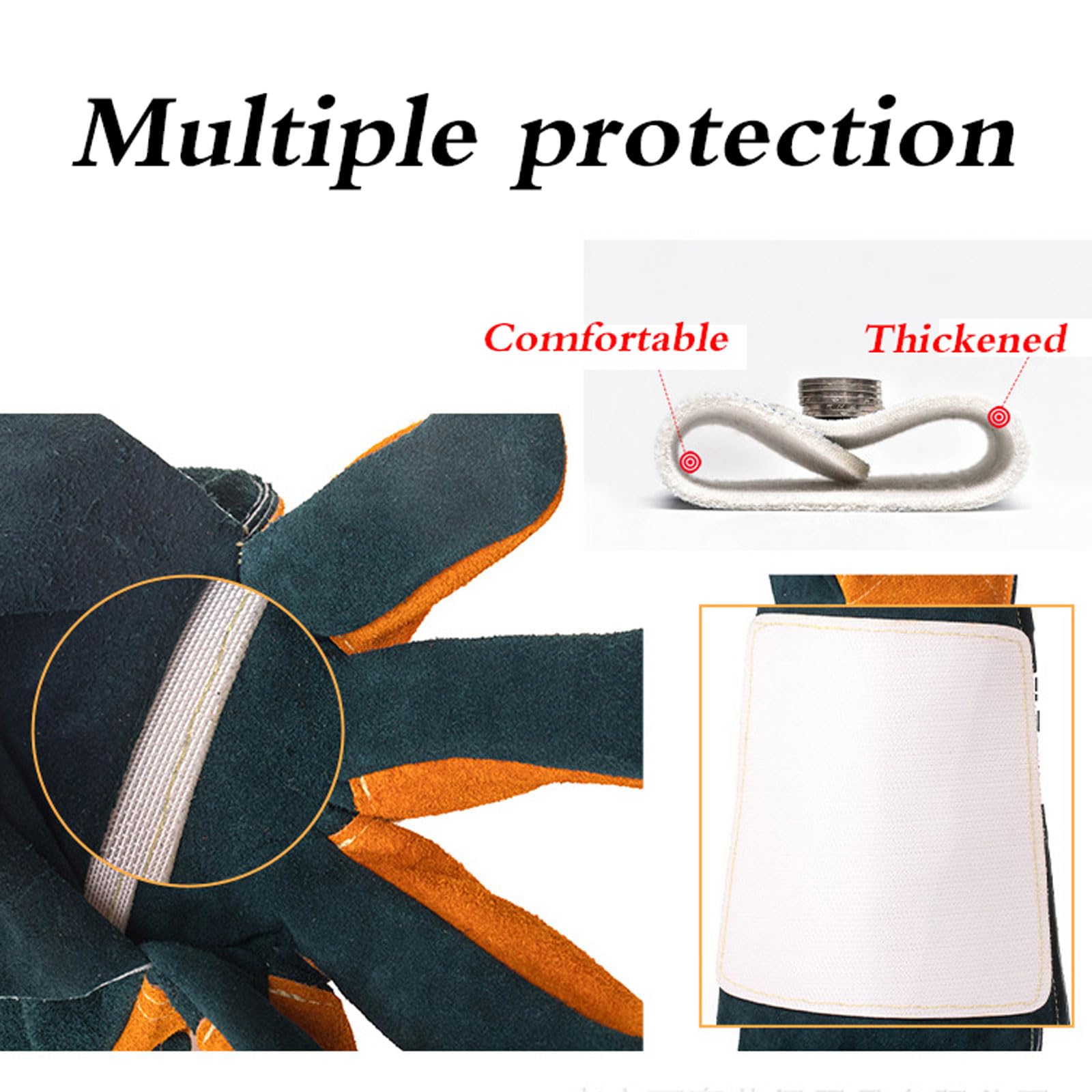 Anti-Morsure Gants de Manutention pour Animal,Gants Anti-Morsure,Gants de Jardinage Manches Longues,Gants de Soudure,Anti-Rayures,imperméable,Indéchirable,pour Chat,Chien,Oiseau,bétail