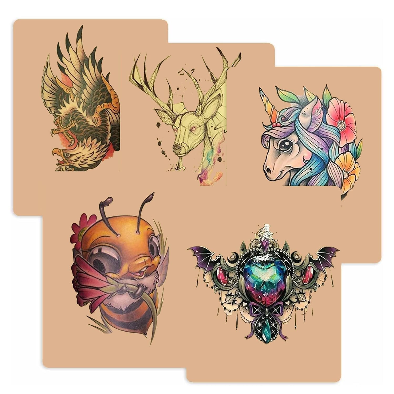 Papel de transferencia de piel sintética para tatuaje, 25 unidades, 3 mm