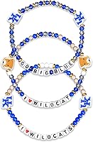 Vista 80 de FOCO NCAA unisex-adulto Paquete de 3 Pulseras de la Amistad con Cuentas con Logotipo de Equipo Universitario de la NCAA Oficialmente Licenciadas