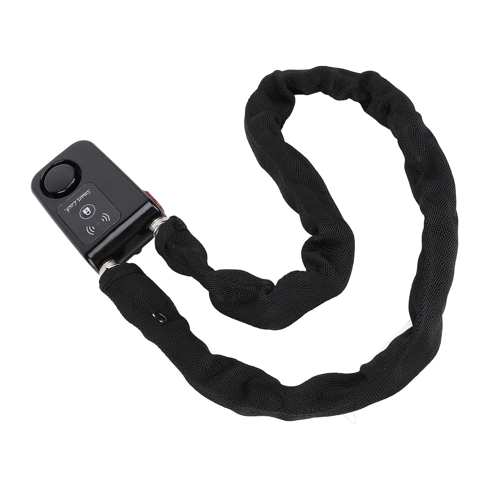 Fabater Lucchetto a Catena Smart BT per Bici Elettriche e Motocicli, Lucchetto Antifurto con Controllo APP con Allarme a Vibrazione, per Veicolo Impermeabile con Promemoria Batteria, Modifica (BLACK)