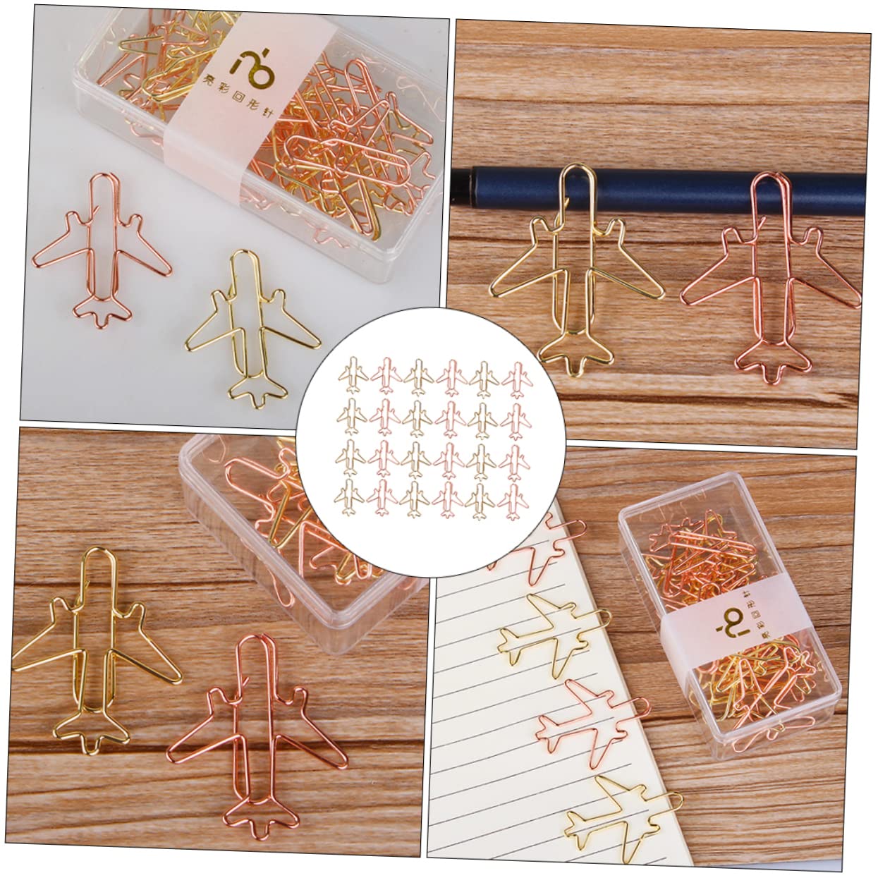 Lurrose 96pezzi Graffette Clip Segnalibri Creative Per Scuola e Decorazioni Accessori Per Notebook e Biglietti