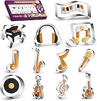 Vista 8 de ISZW - Juego de 12 cortadores de galletas de dinosaurio, moldes de acero inoxidable para hornear, moldes de metal para hornear para niños, moldes