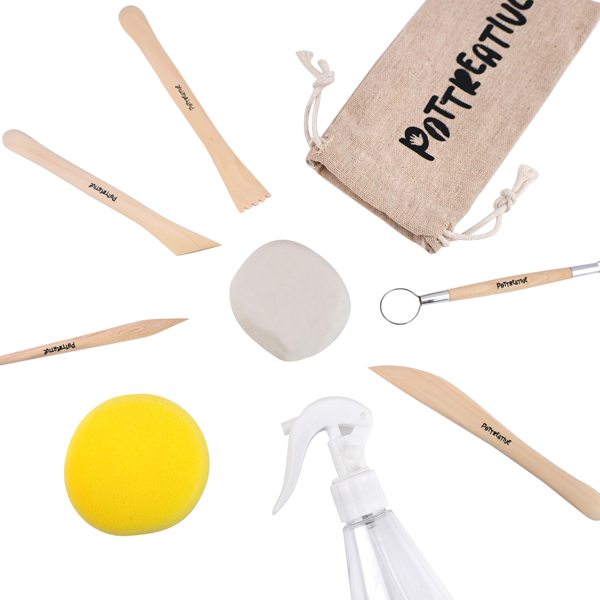 Air Dry Clay Pottery Kit - Beginner Pottery -5