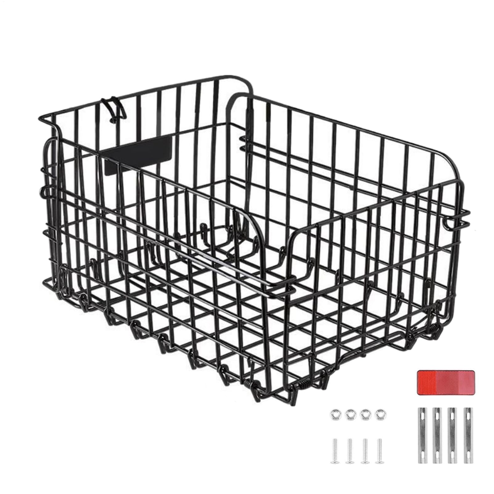 Cestino Bici Grande Portapacchi Laterale Bici | Cestino Posteriore Pieghevole Per Bici Elettrica Organizer Portabagagli per Bici da Strada Monopattino Elettrico Uomo Donna
