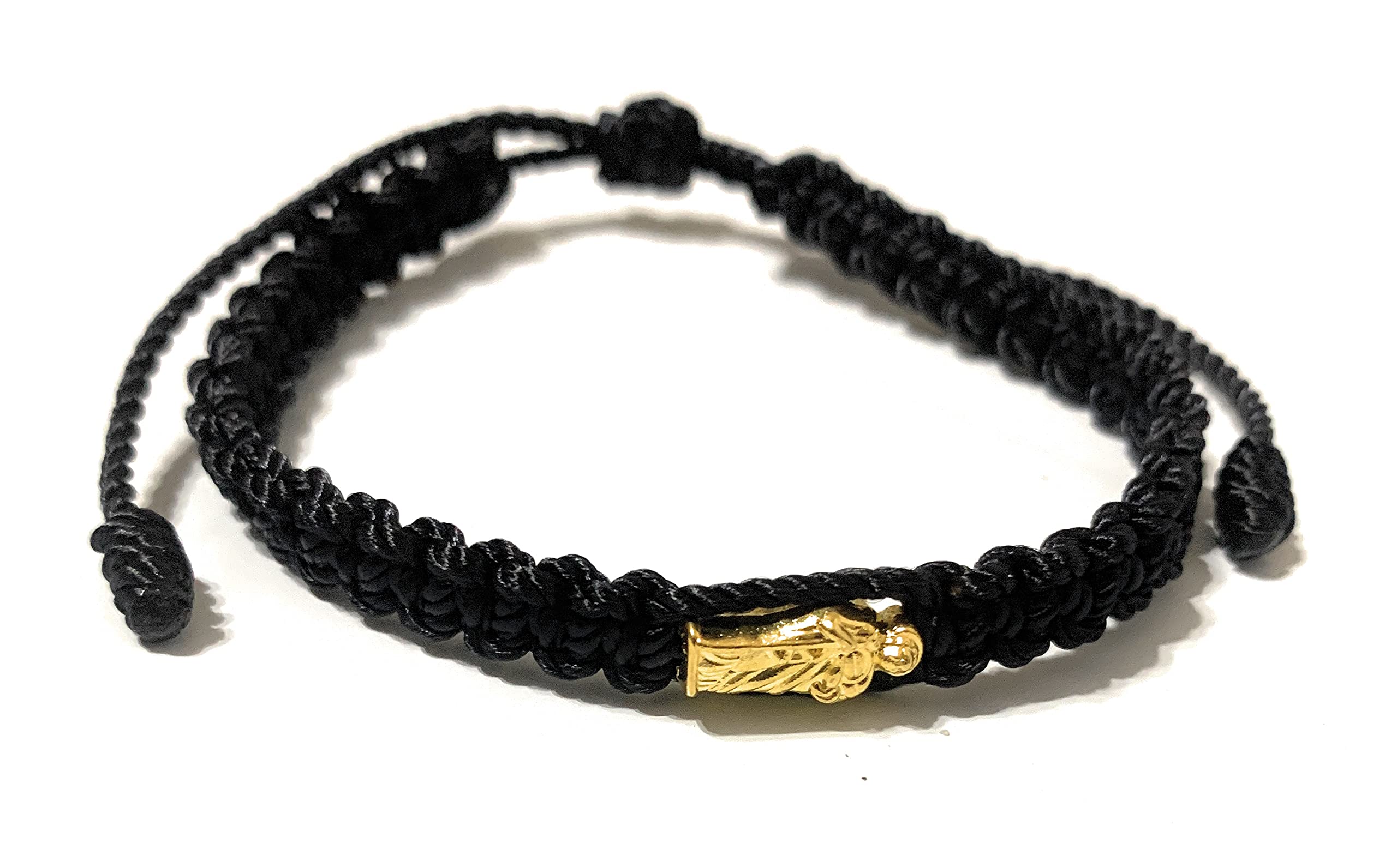 Chavarrieta Black Saint Jude Thaddeus Thread Bracelet Pulsera Roja de hilo de San Judas Tadeo