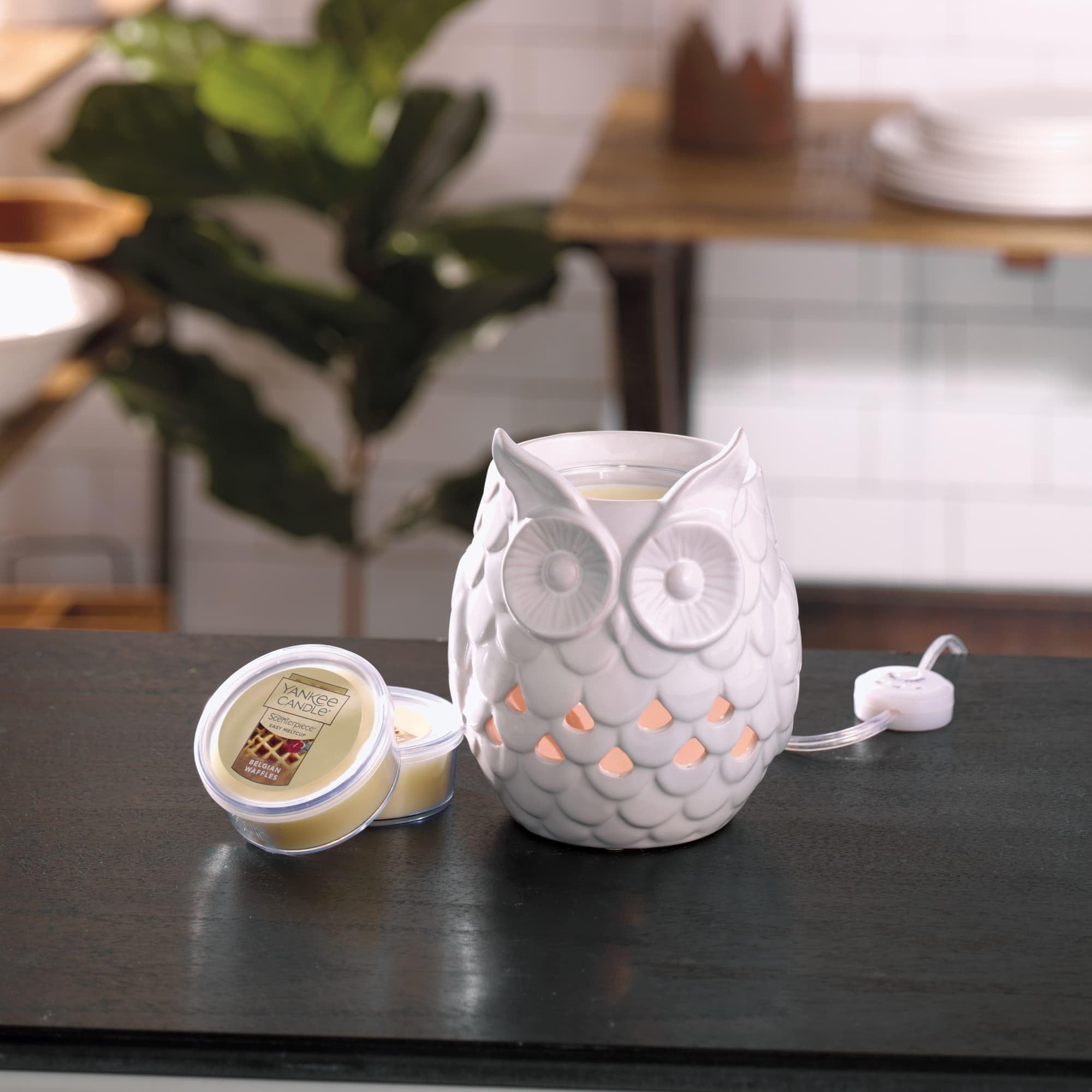 Amazon.com: Yankee Candle Owl w/LED and Timer Scenterpiece Wax