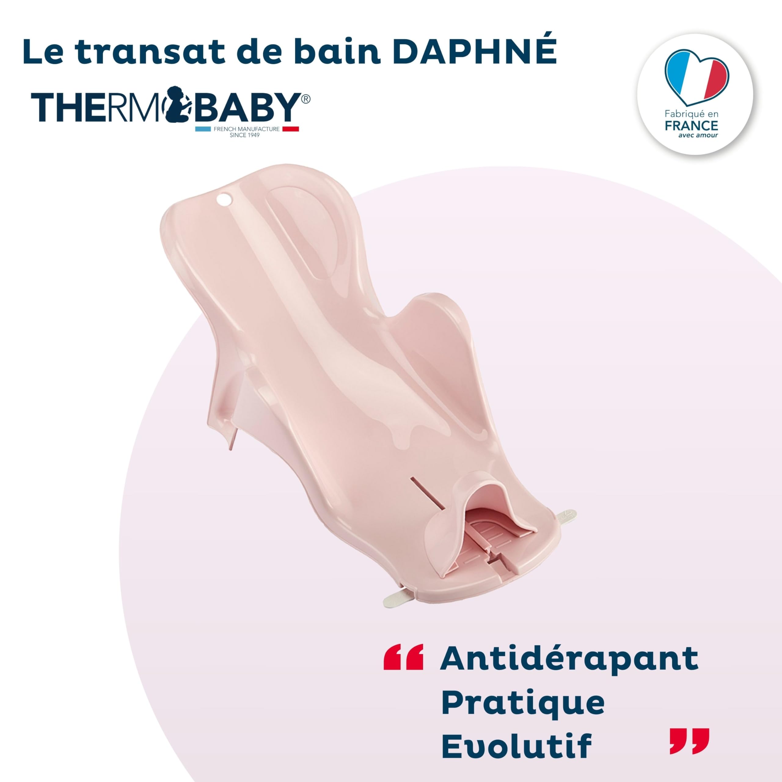 Transat - Anneau THERMOBABY de bain daphne - Rose poudré