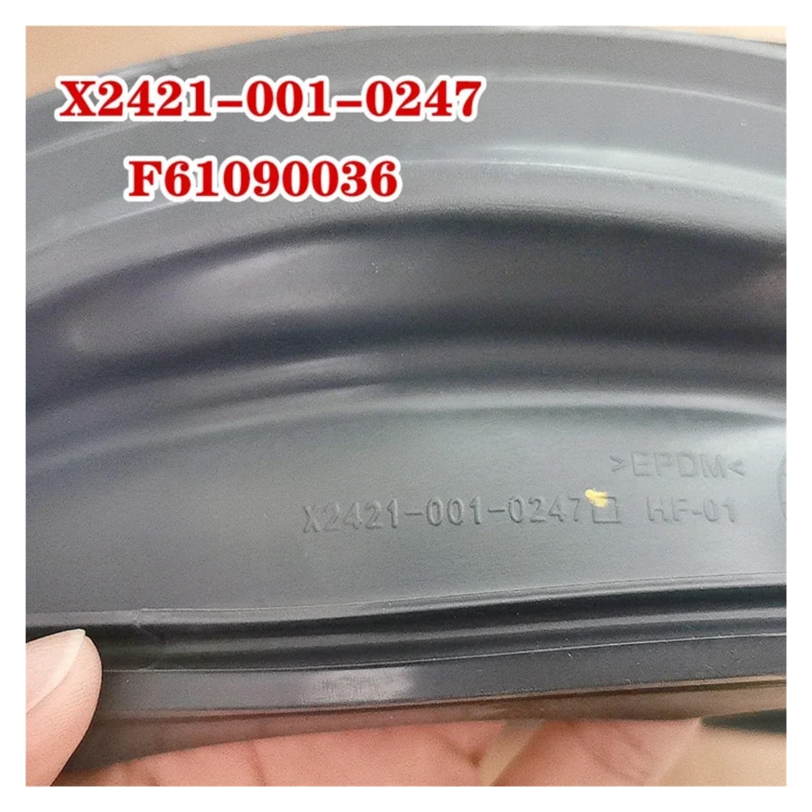 Pierścień uszczelniający drzwi do pralki F61090036 Guma uszczelniająca X2421-001-0247 Części pralki