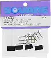 スクエア T型2Pコネクター (メス4個入) ブラック SGC-62F 9jupf8b Amazon | スクエア T型2Pコネクター (メス4個入) ブラック SGC