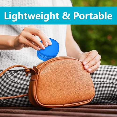 Miniatura 8 de Estuche de Limpieza de Dentaduras Postizas Contenedor de Retenedor Dental Taza de Remojo con Cepillo, Caja de Baño de Almacenamiento de Dentaduras