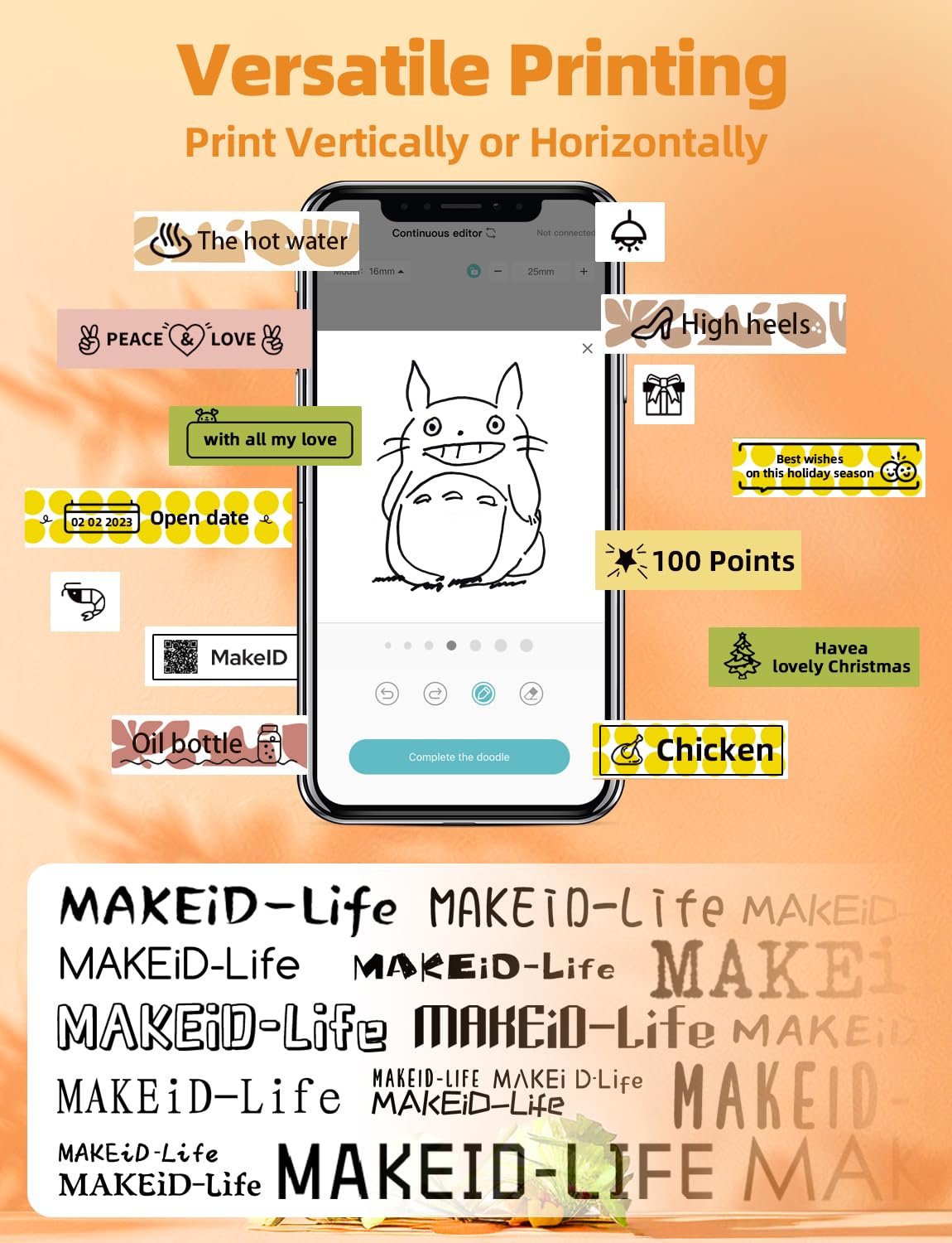 Snapklik.com : MakeID L1 E1 Q1 Label Maker Tape Refills, 16mm X 4m
