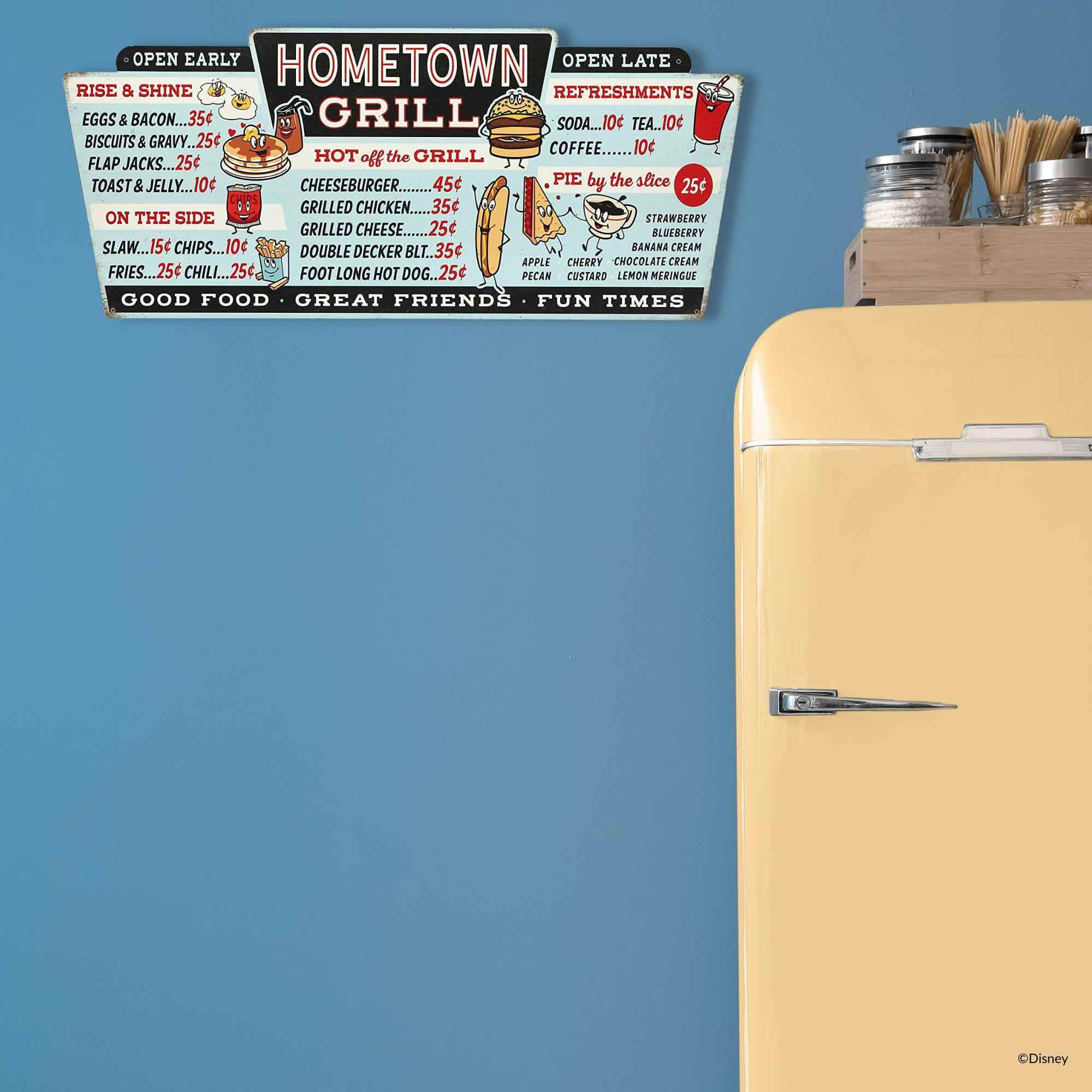 Amazon.com: Hometown Grill Menu Metal Wall Decor - Large