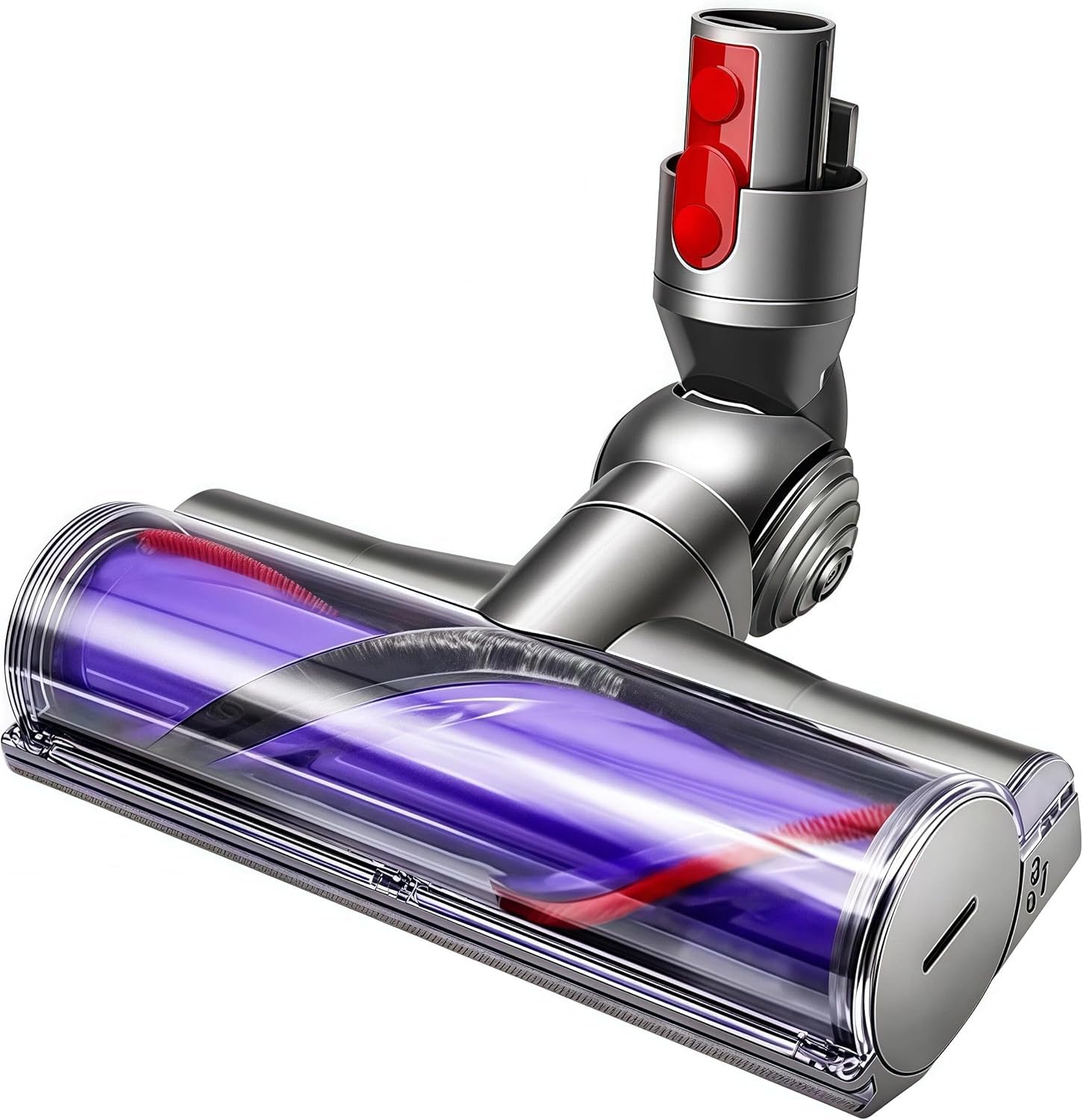 Testa di ricambio con sgancio rapido per spazzolino elettrico Dyson V7 V8 V10 V11 V15 con testa a motore diretto per pavimenti in legno duro e tappeti, accessorio per spazzole a rullo di setole SV10