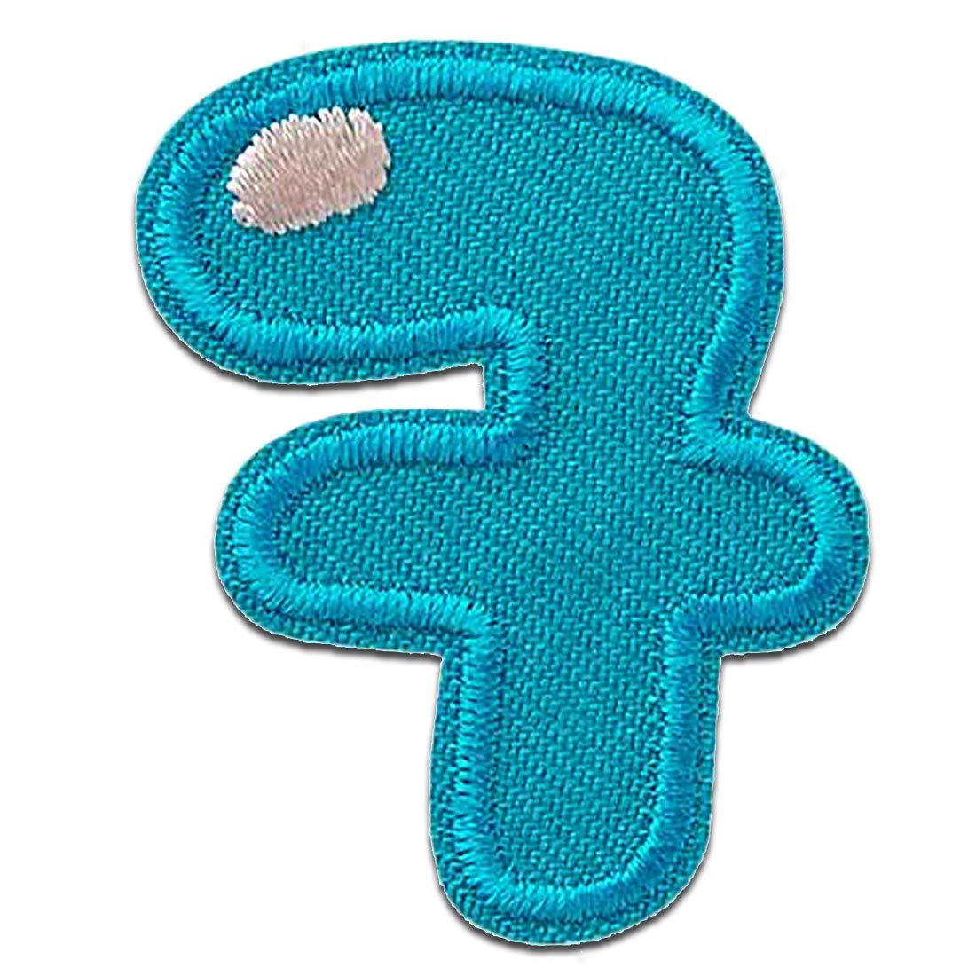 Aufnäher „Zahl 7“ – Ca. 4x6 Cm, Bügelbar & Stickveredelt | Perfekt Für Kleidung, Taschen & DIY-Projekte