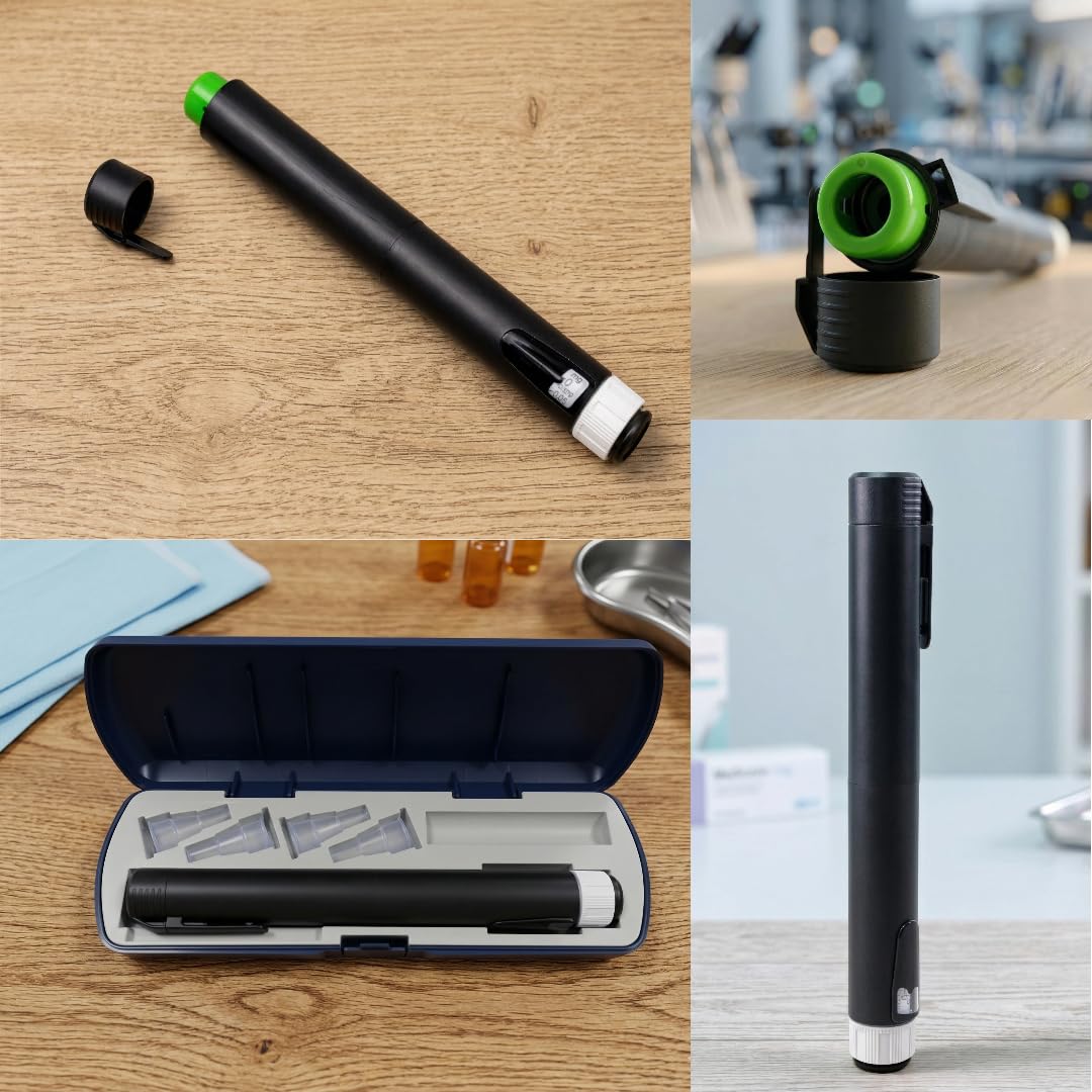 pen injectors for glp-1 peptides Amazon.com: MediNorsk Reusable Peptide Pen Injector – 0-80 Unit V1, V2  Multipurpose Injector Pen with Protective Case, Manual Precision Dose Dial,  Fits 3mL × 11mm Cartridges (1 Piece Black). : Health & Household
