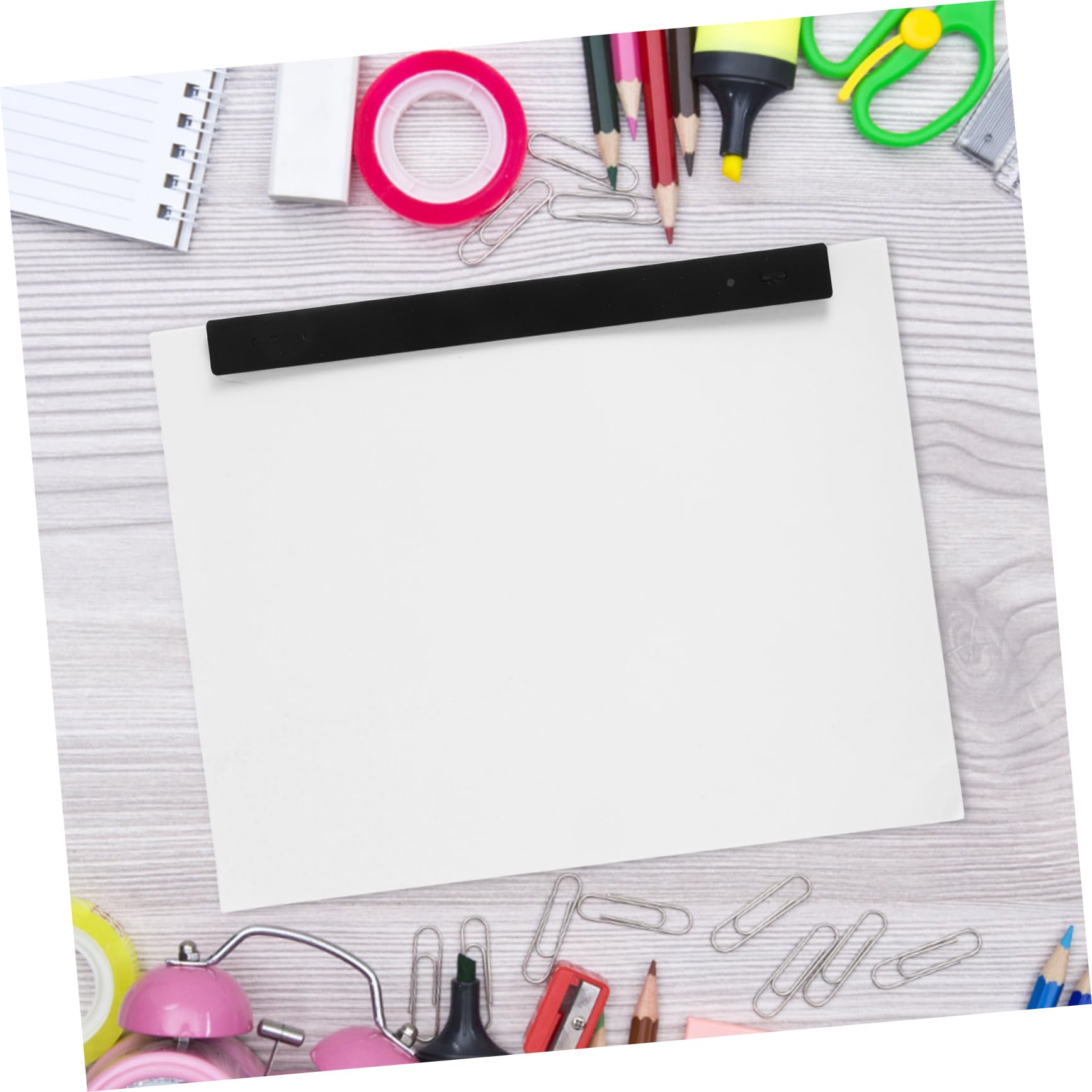 3-loch Zeichenpapier für Comics, Weißes Papier, 200 Blatt | Positionierungslineal Enthalten, für Zeichnungen und Künstlerische Arbeiten, A4-format, für Animatoren und Künstler