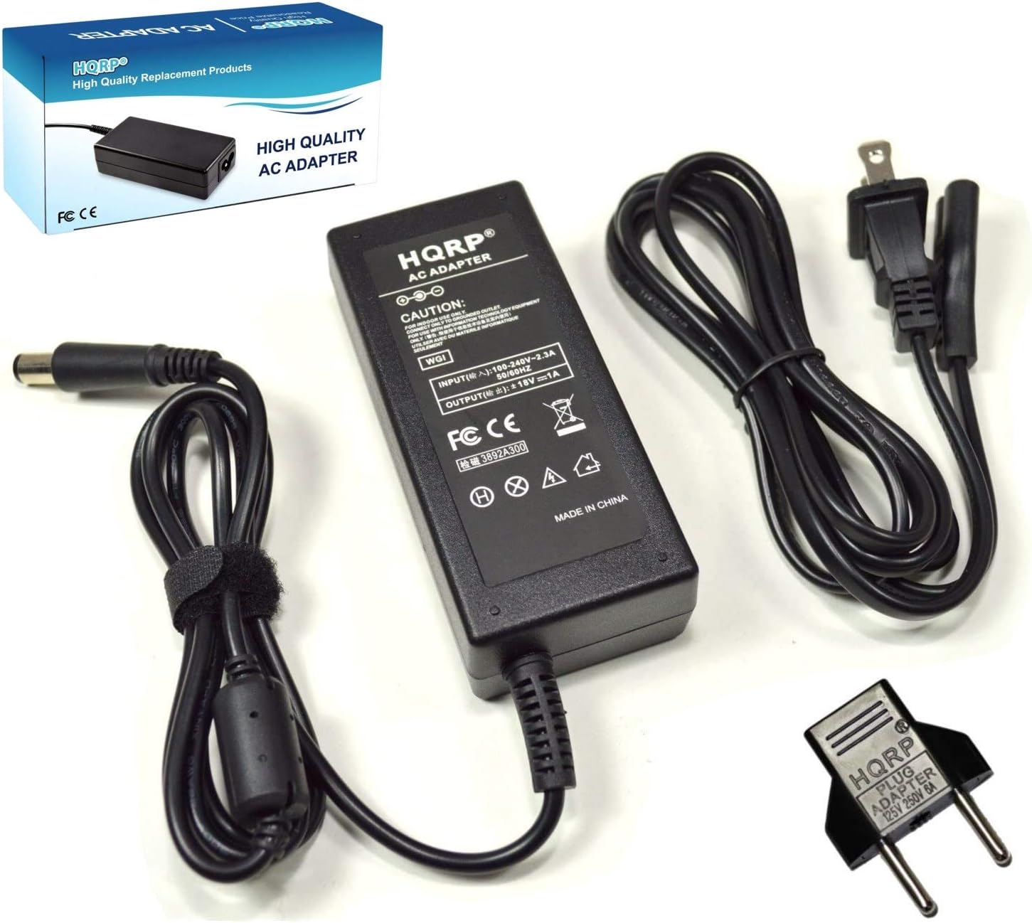 HQRP +/-18V AC Adapter Compatible with Bose SoundDock Series II 2, Series 3 III 310583-1130 Digital Music System PCS36W-208 293247-006 310583-1200 3105831300 Wireless Speaker Power Supply Cord
