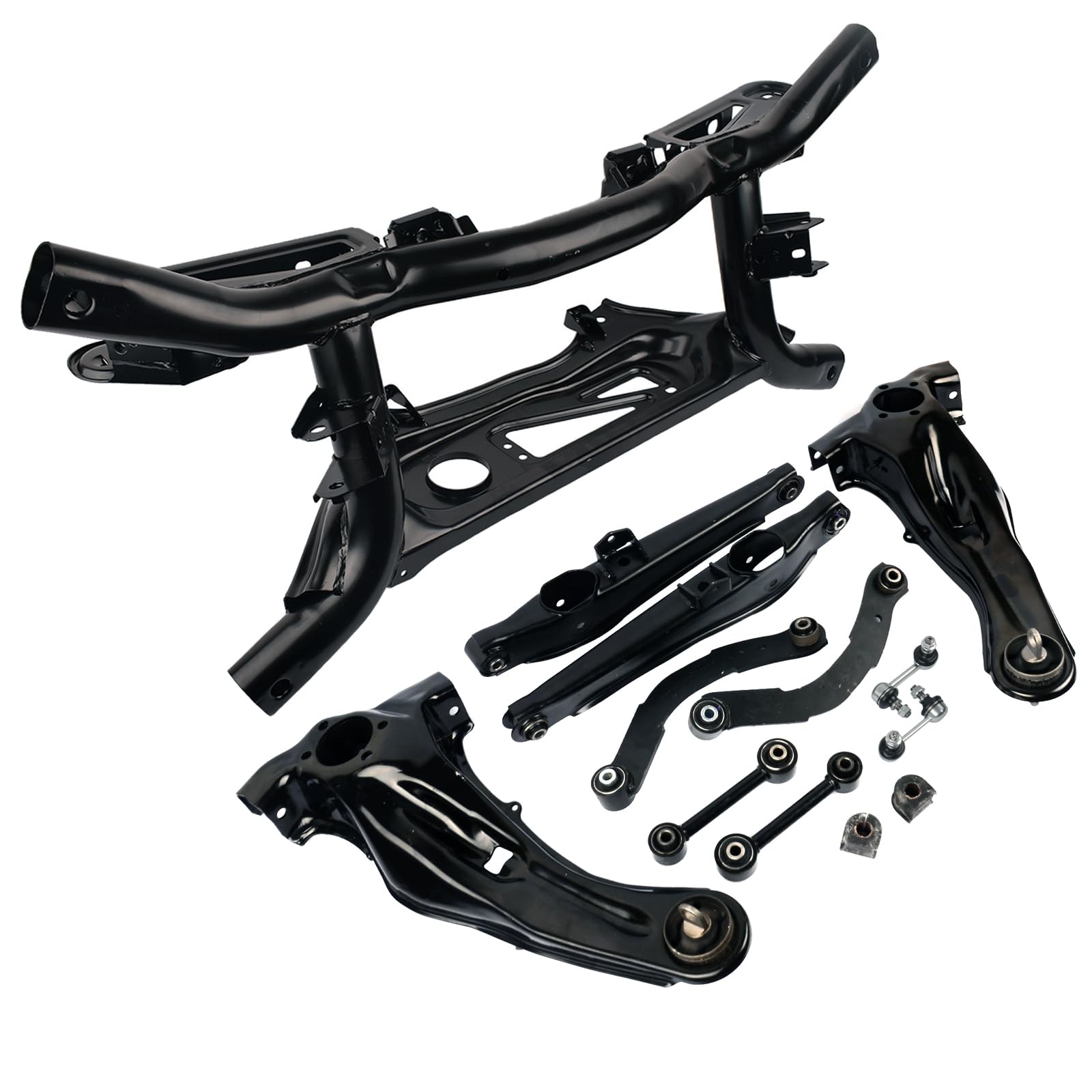 Flynsu Rear Suspension Subframe Control Arm Sway Bar Kit Replacement for 2007-2016 Jeep Compass Patriot 4WD 68211932AB 5272715AD 5105930AB K641226