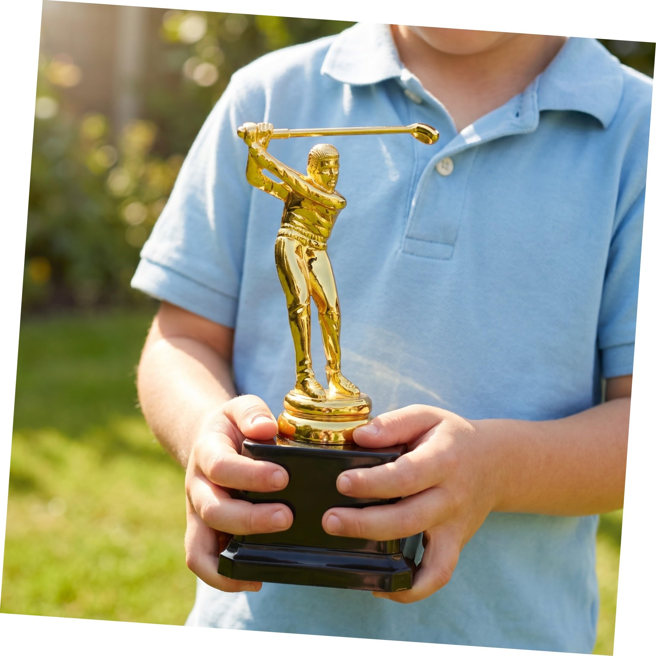 Trofeo de Golf Dorado 1 Pieza en Abs, Figura Deportiva